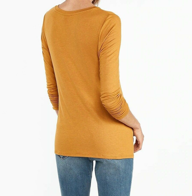 EXPRESS One Eleven V-neck Tie Front 